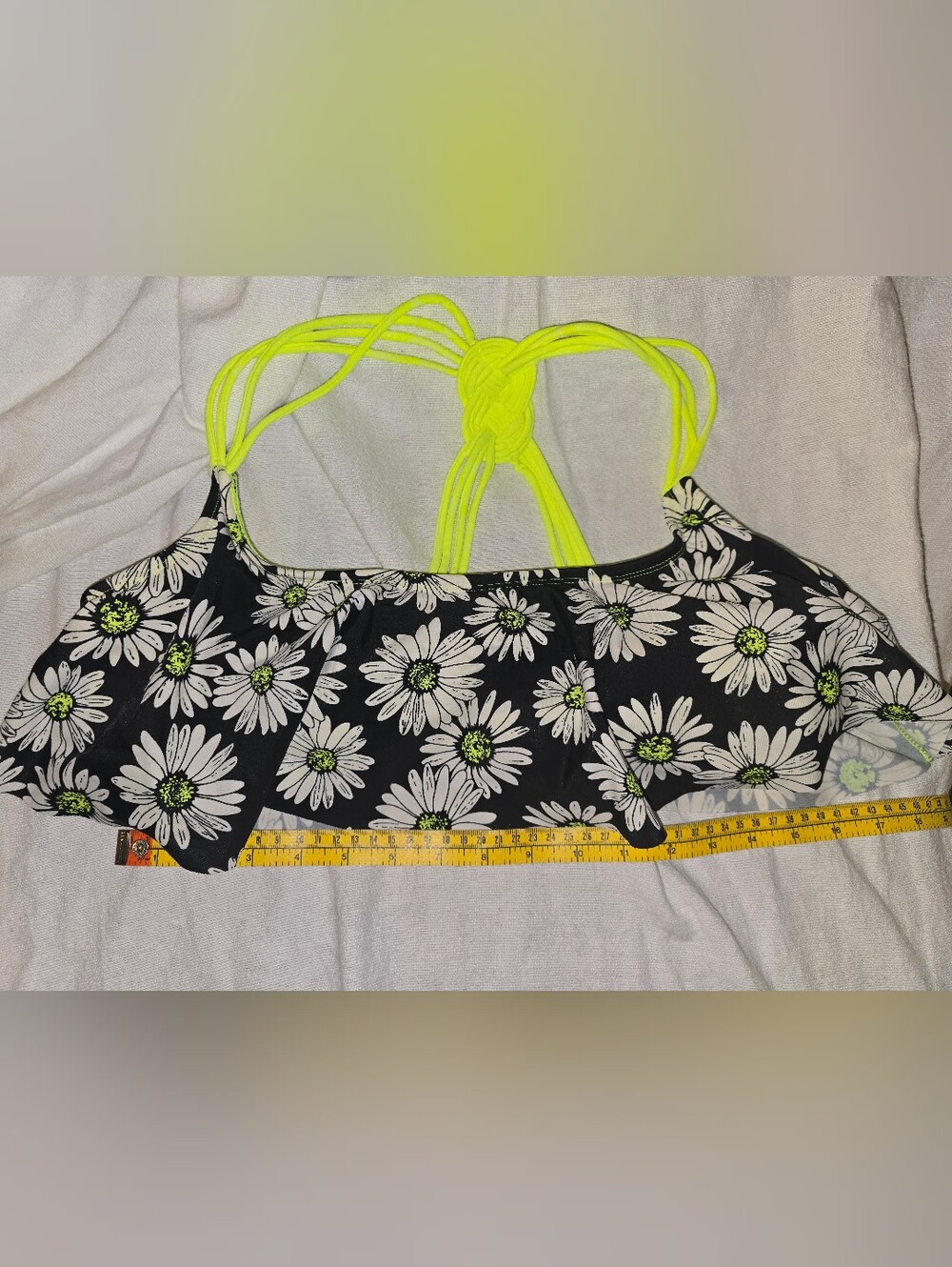 Flowy Neon Swim Top